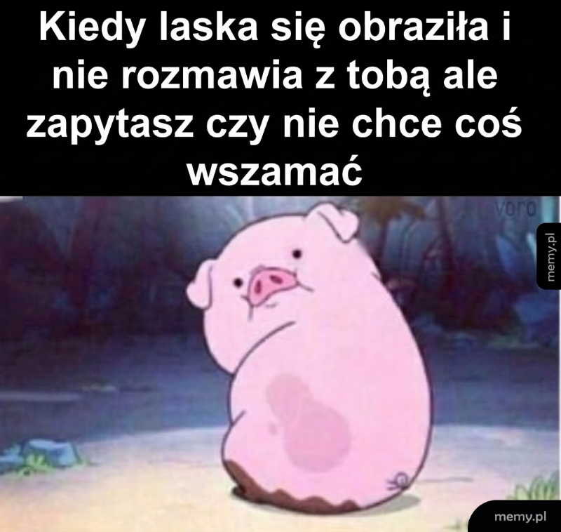 Obrażona, ale głodna