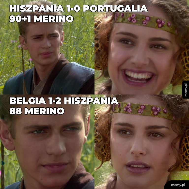 Dwie sceny z filmu z postaciami w różnych emocjach.