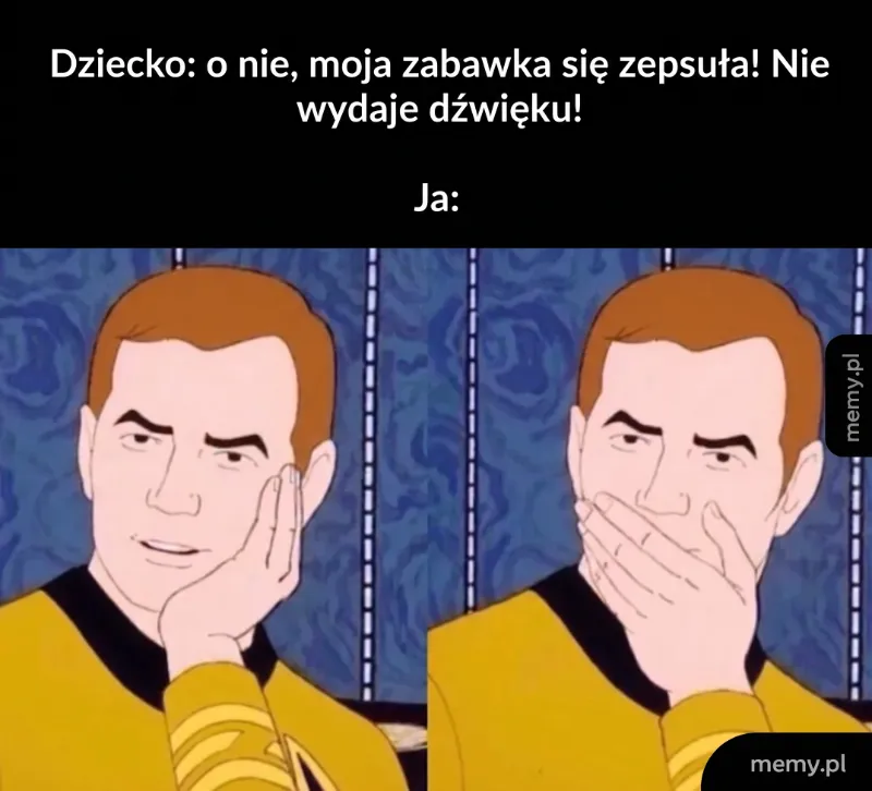 Mężczyzna z ręką na twarzy, wyrażający zdziwienie lub zaskoczenie.