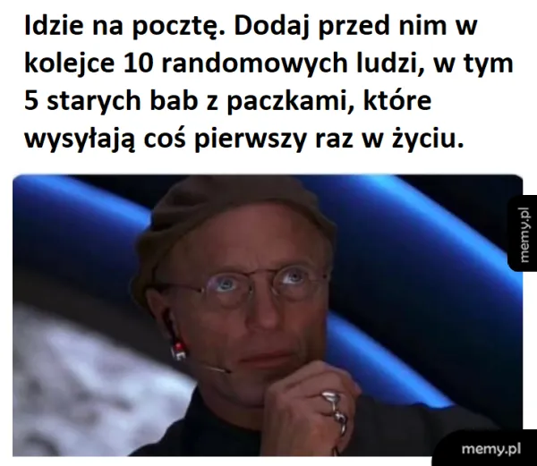 Mężczyzna w okularach z poważnym wyrazem twarzy.