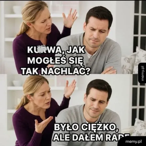 Starał się z całych sił