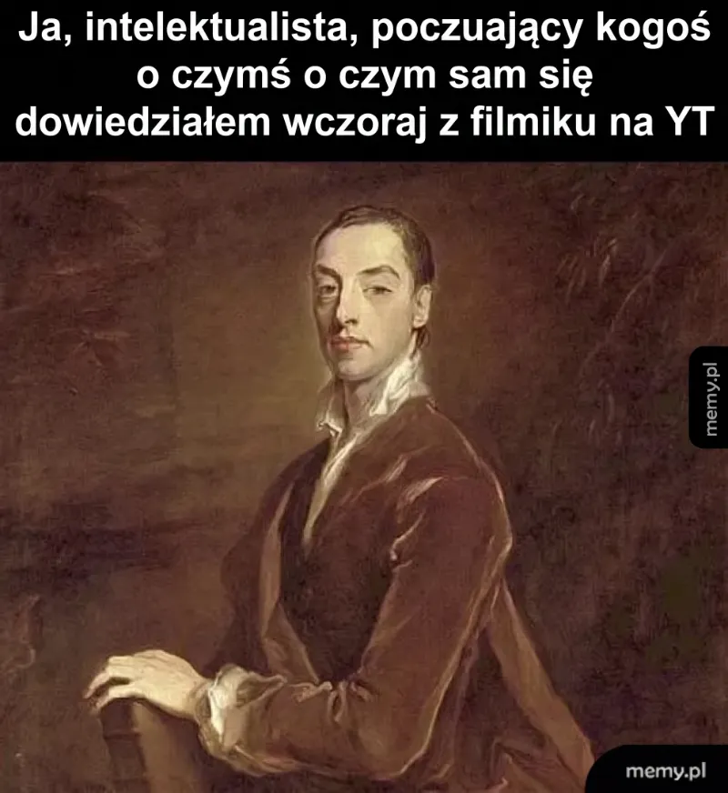 Mężczyzna w eleganckim stroju, portret w stylu XVIII wieku.