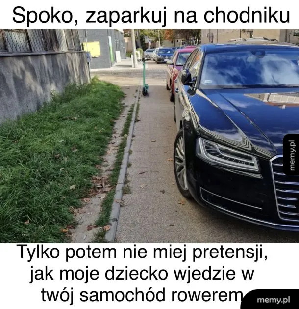 Zastanów się dwa razy 🚗👦🛴