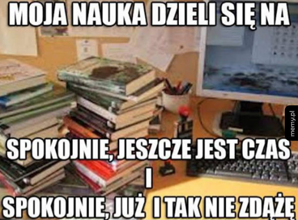 Moja nauka...