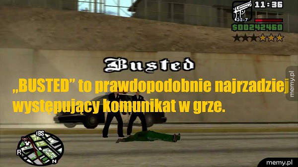   Busted w GTA