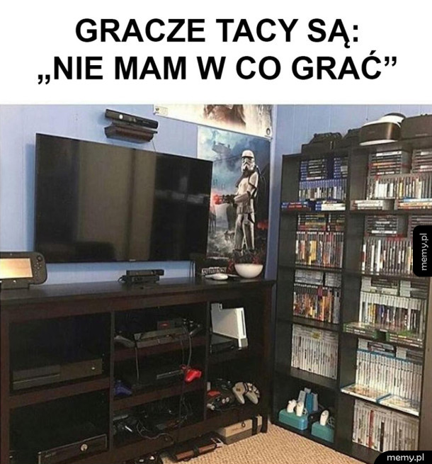 Pokój typowego gracza