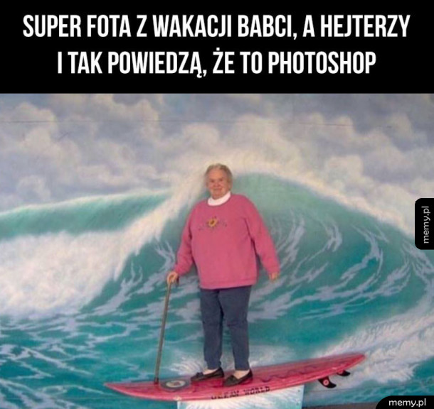 Super wakacje babcia pozdrawia