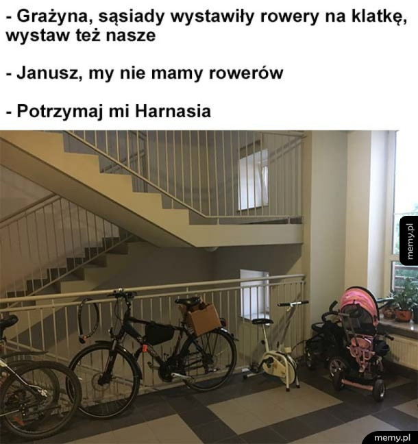 Rowery na klatke