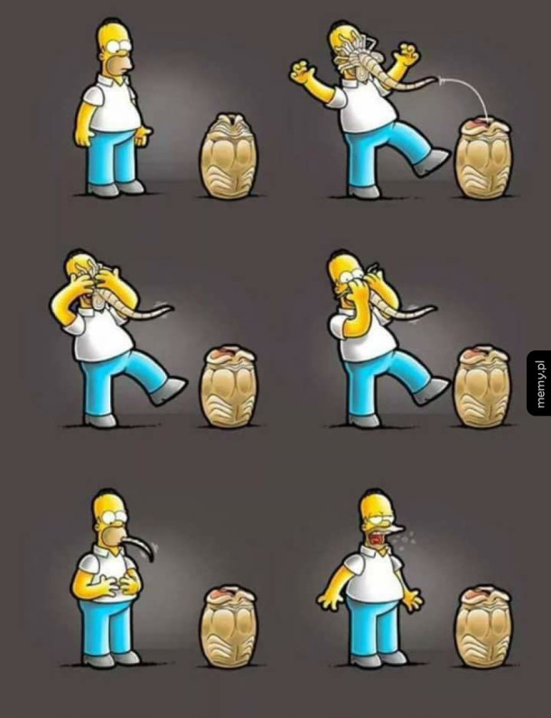 Homer vs obcy
