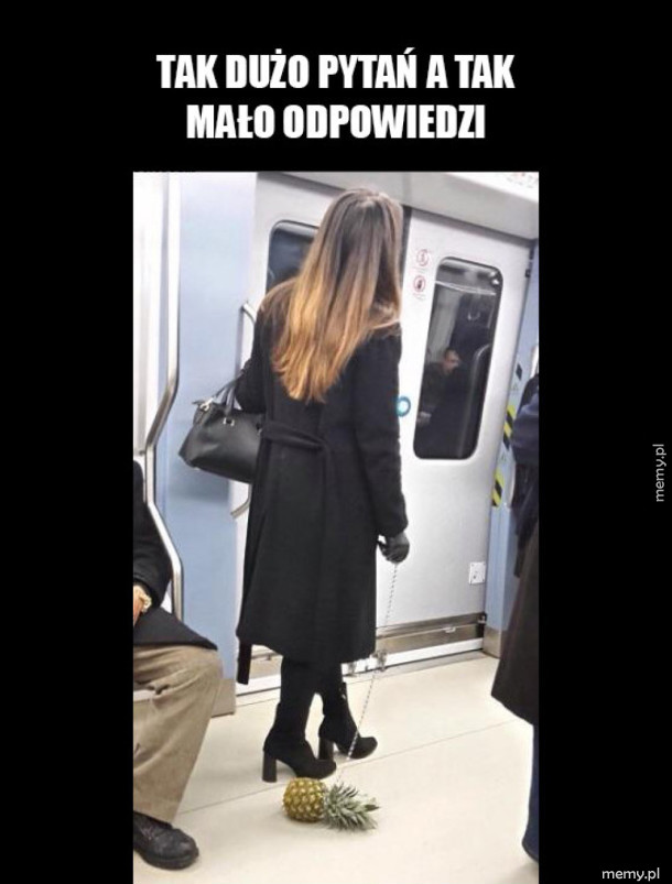Dziewczyna i ananas
