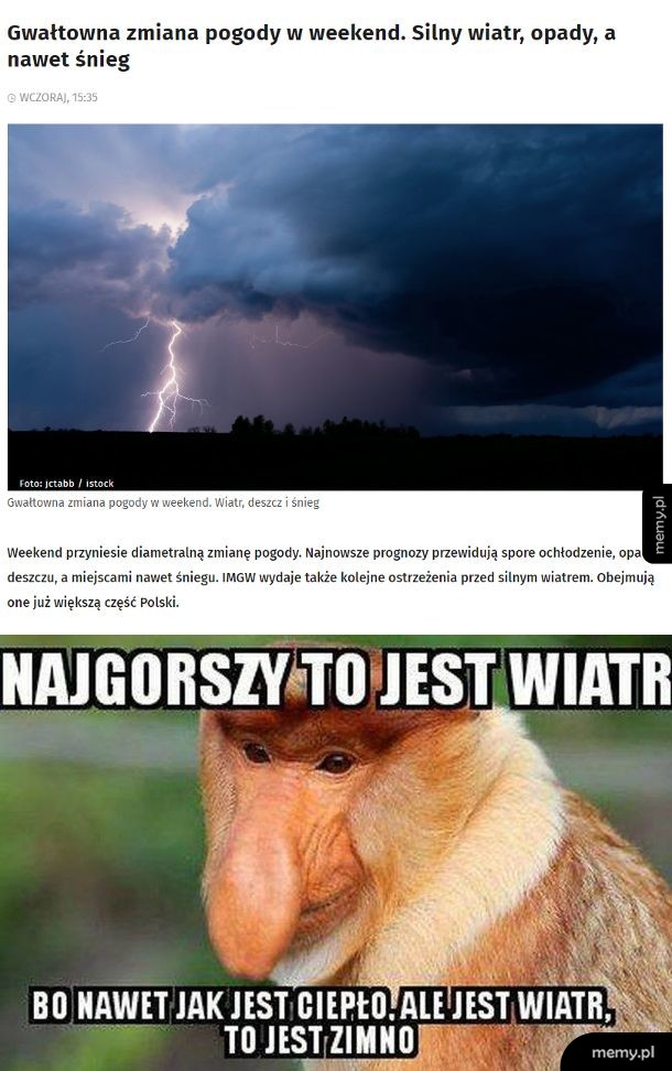 Najgorszy wiatr!