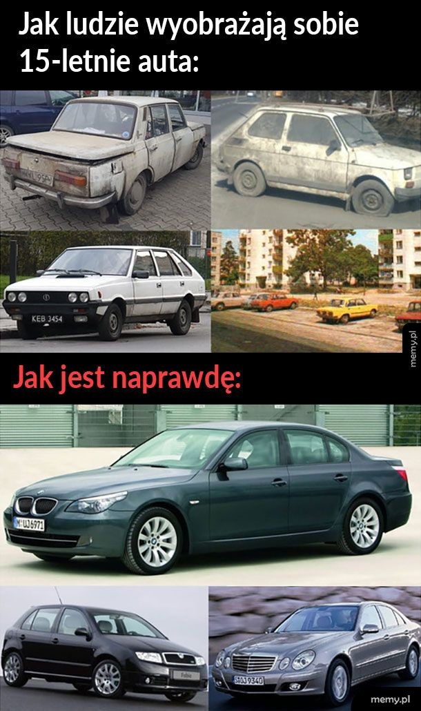 15 letnie auta