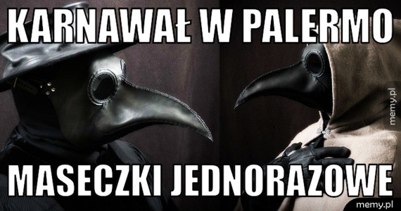 Karnawał w Palermo maseczki jednorazowe