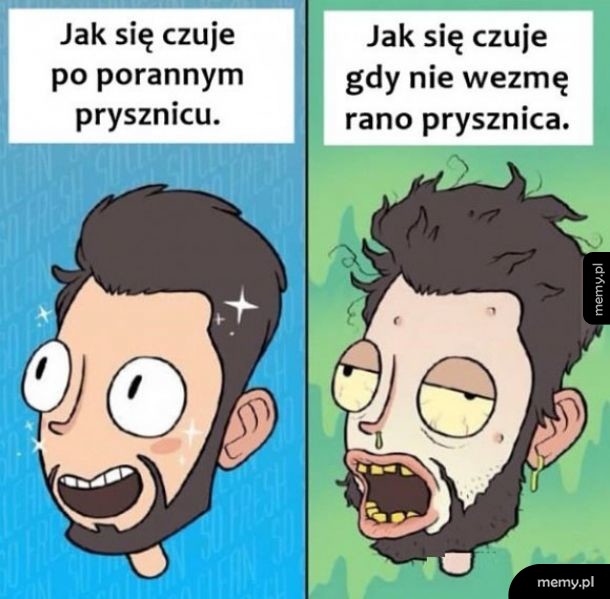 Poranny prysznic