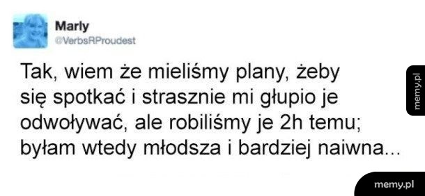 Szczera wymówka