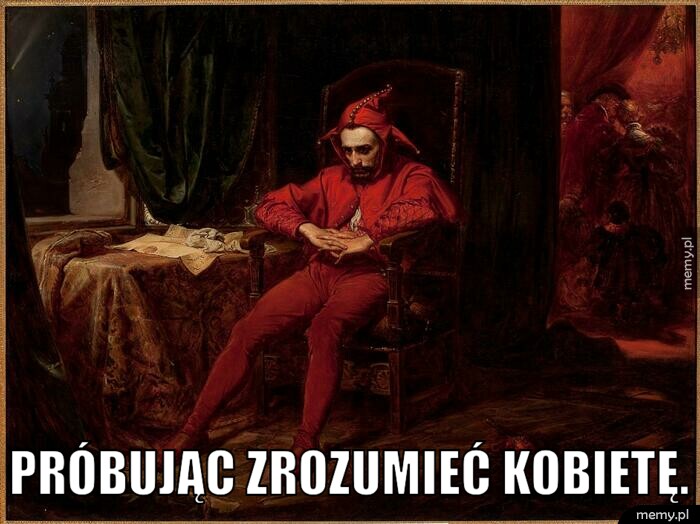 Próbując zrozumieć kobietę.