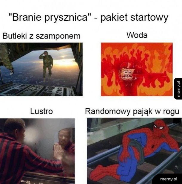 Branie prysznica