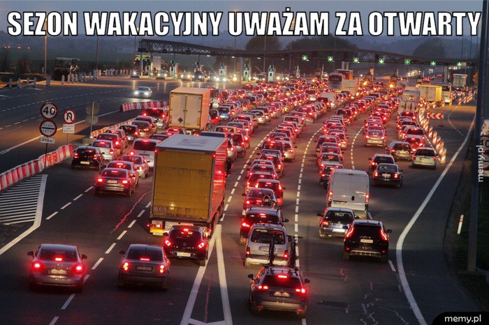 Sezon wakacyjny.