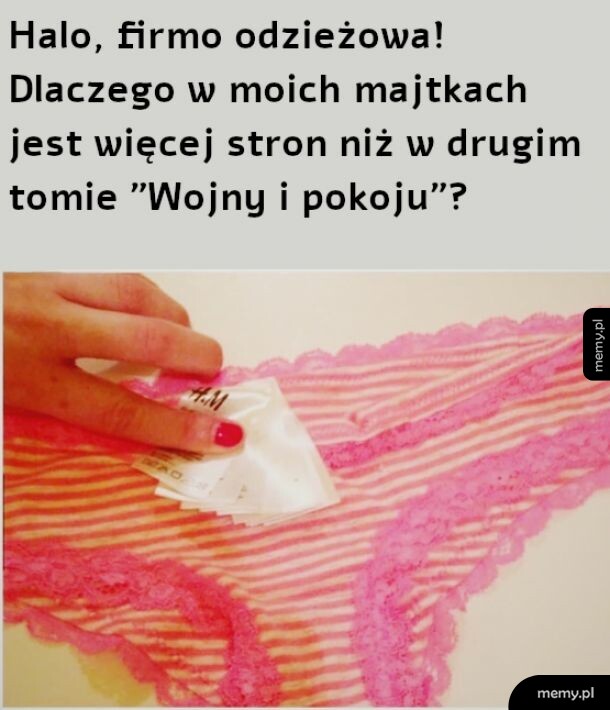 I jak to usunąć by nie zepsuć majtek?