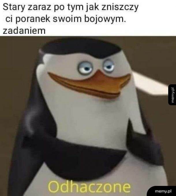Stary o poranku