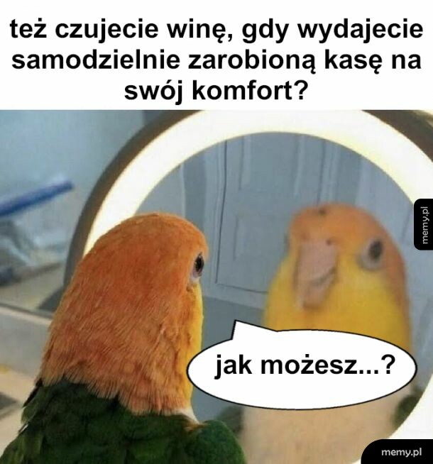 Powinieneś i nie powinieneś, nie zasługujesz itp itd
