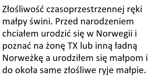 Małpa zmieniła czasoprzestrzeń i stała się bogiem
