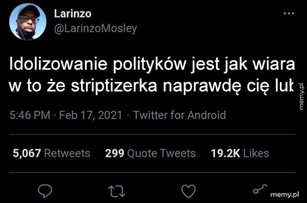 Wiara w polityków