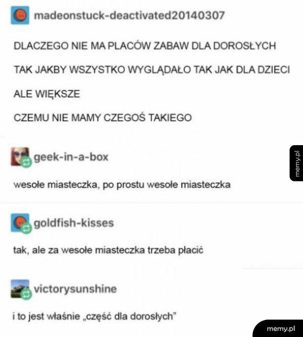 Place zabaw dla dorosłych