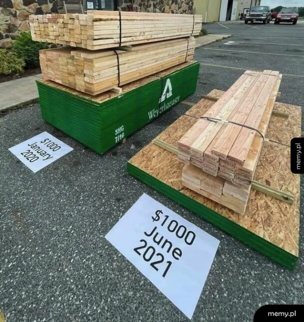 Drewno podrożało także u nas.