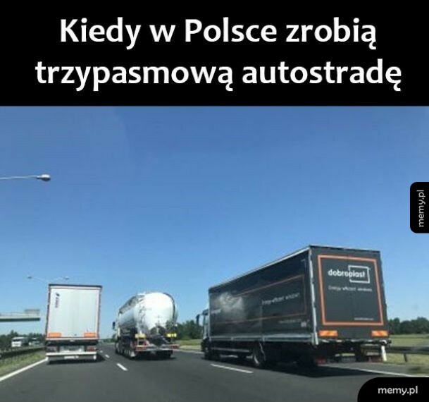 Trzypasmowa autostrada