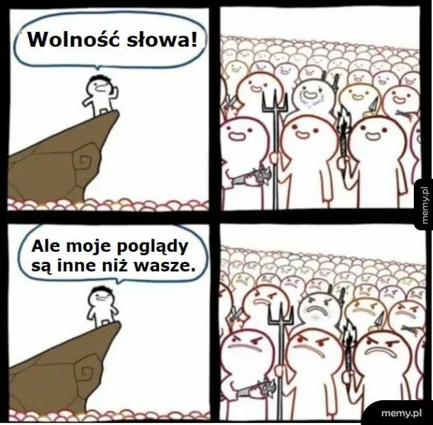 Pana opinia mnie obraża!