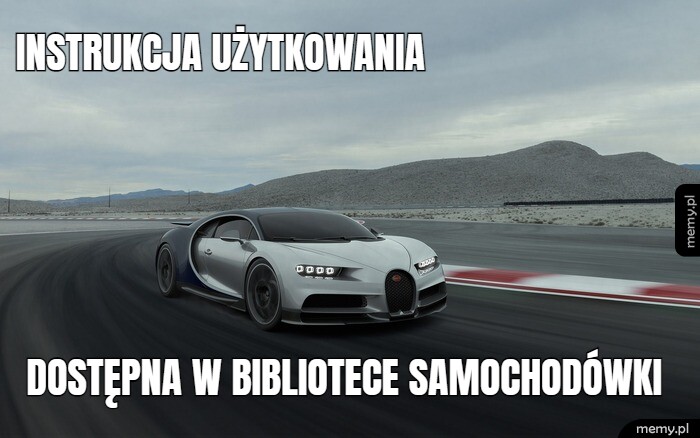 Instrukcja użytkowania dostępna w bibliotece samochodówki