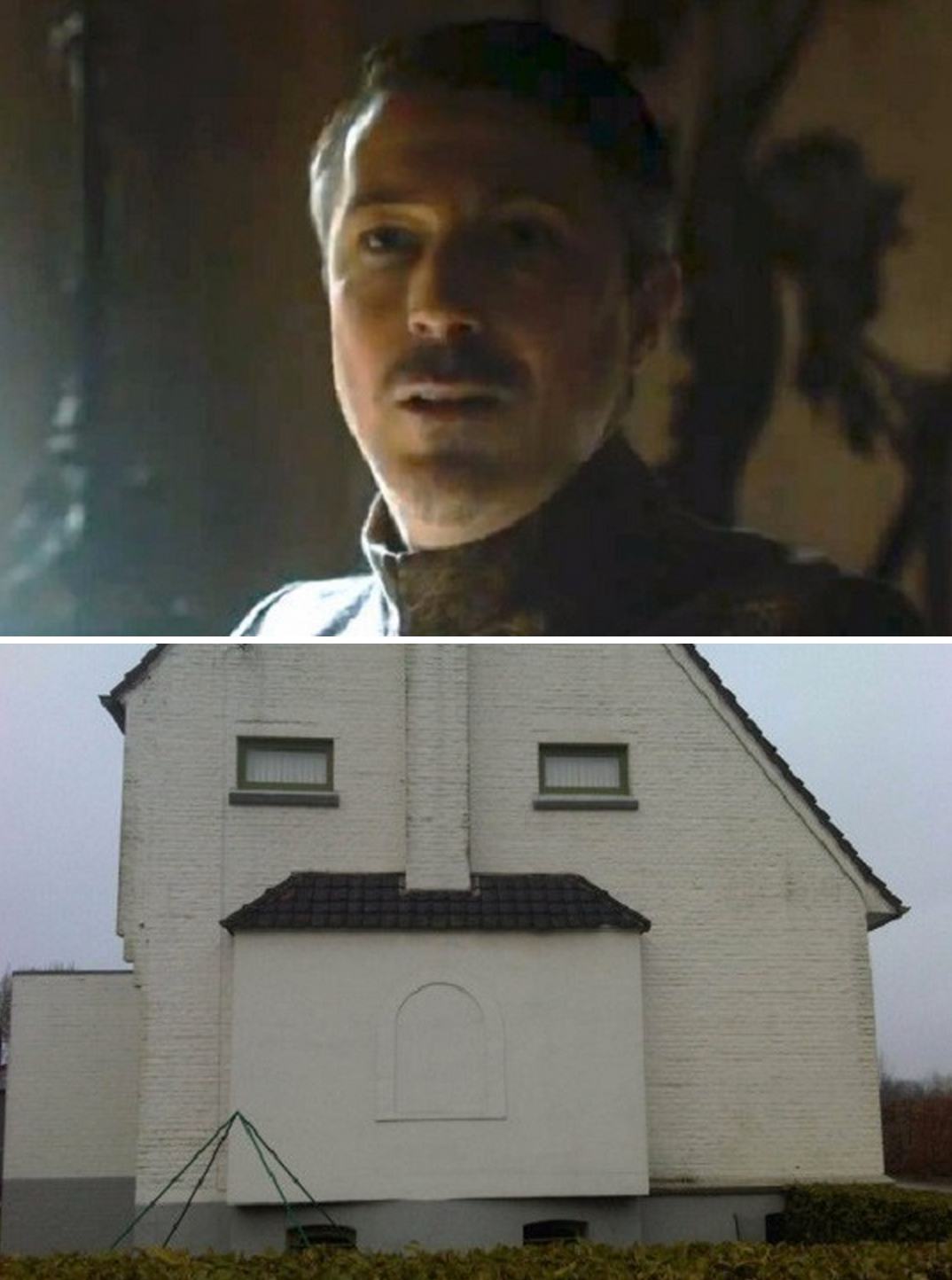 Budynki przypominające bohaterów Gry o Tron