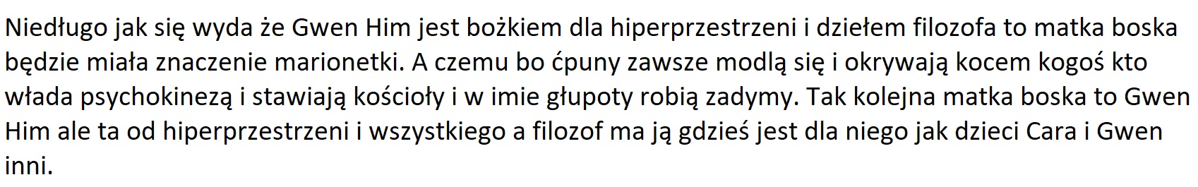 Dziś można mieć psychokinetyczne kobiety z komputera.