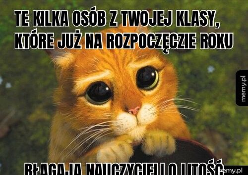 Nieprzygotowania na lekcji