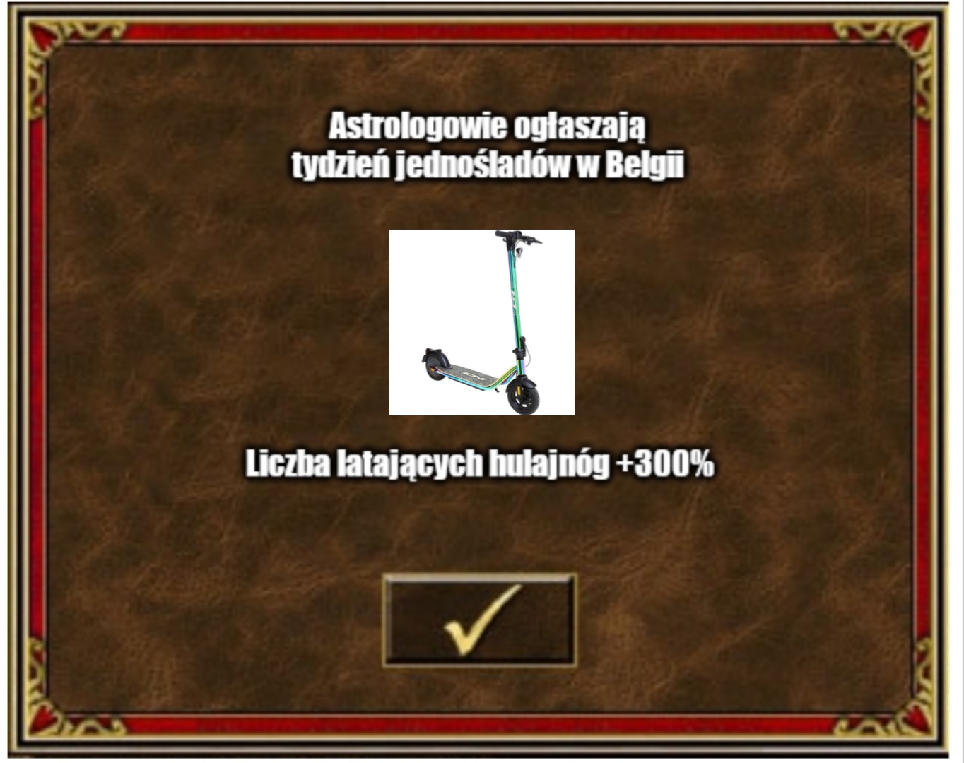 Postawa Chorwatów bez znaczenia.