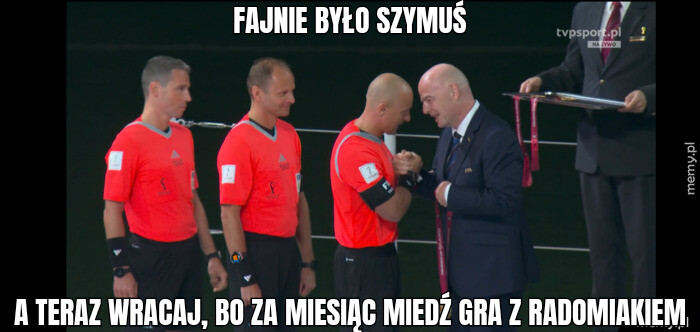 Fajnie było Szymuś A teraz wracaj, bo za miesiąc Miedź gra z Radomiakiem