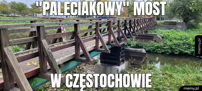 "paleciakowy" most w częstochowie