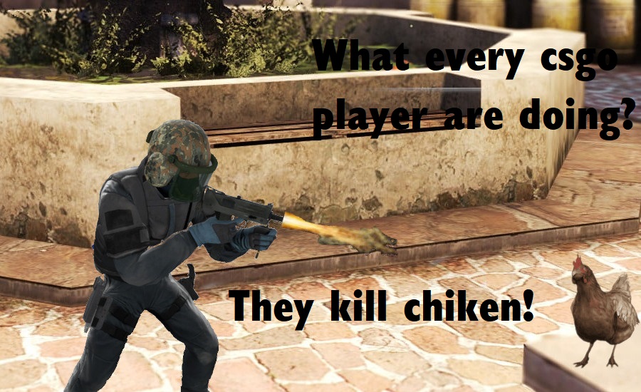 Gracze CSGO nie są dobrzy dla zwierząt :( XD