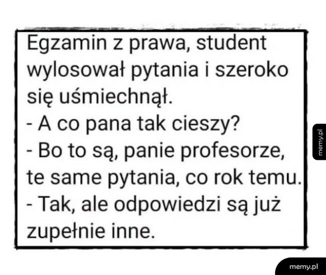 Egzamin z prawa