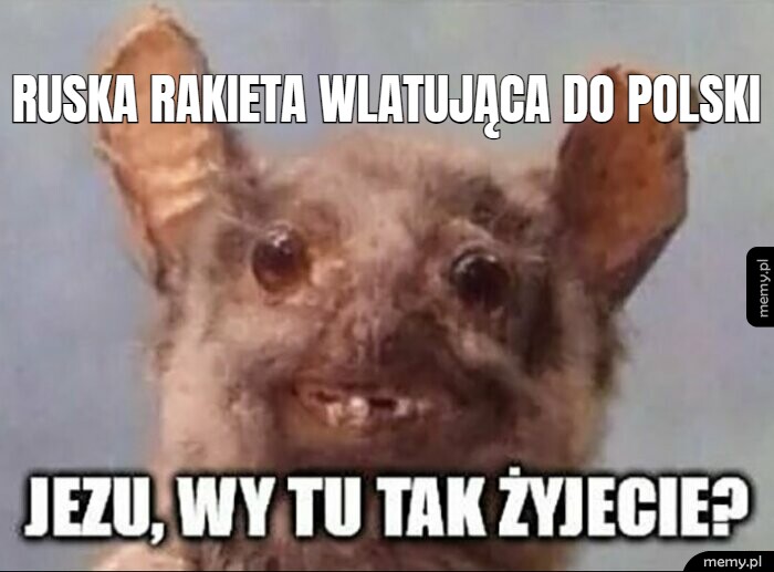 ruska rakieta wlatująca do polski