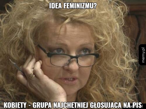 IDEA FEMINIZMU? Kobiety - grupa najchetniej głosujaca na pis