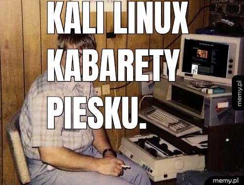 Kali Linux Kabarety piesku.