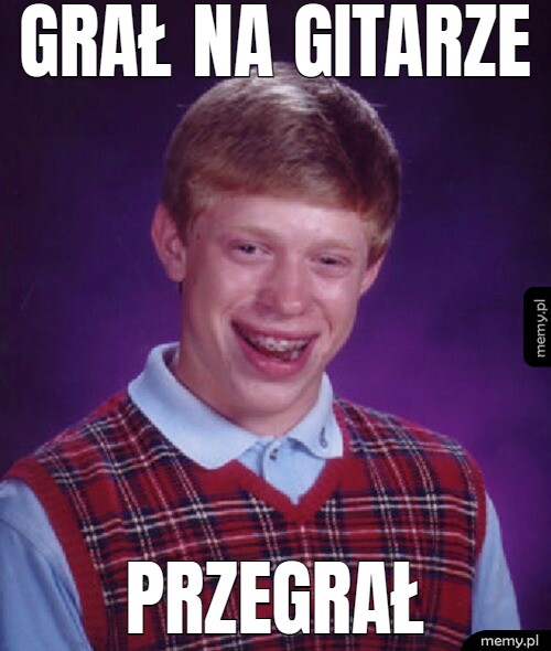 Grał na gitarze przegrał