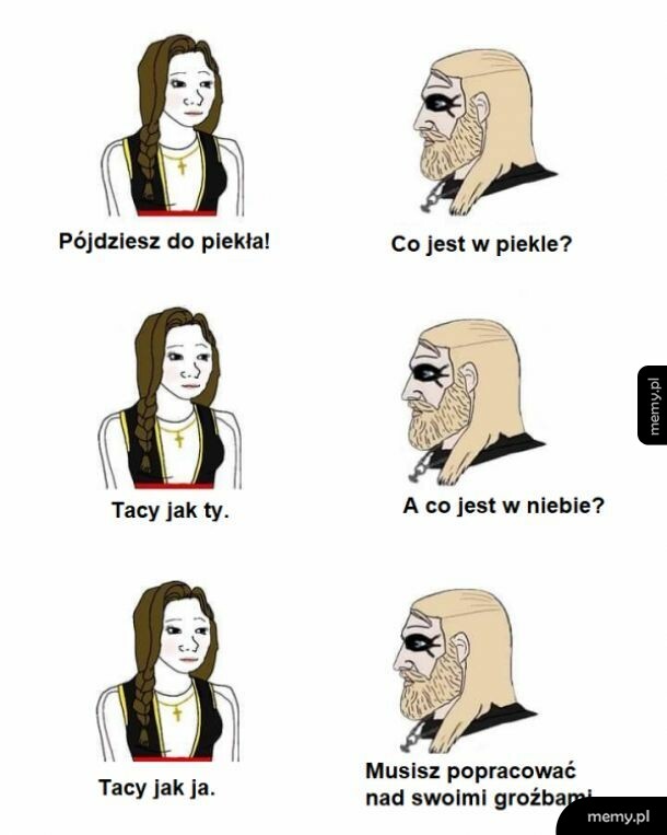 Mąka i metalowiec rozmawiają o piekle i niebie