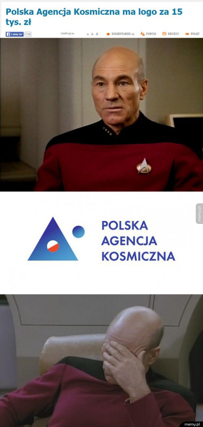 Kosmos zapłakał