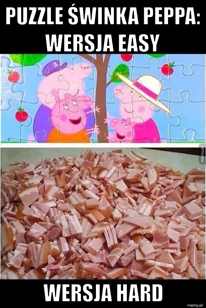 Puzzle świnka Peppa