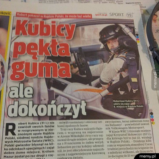 ...ale dokończył      