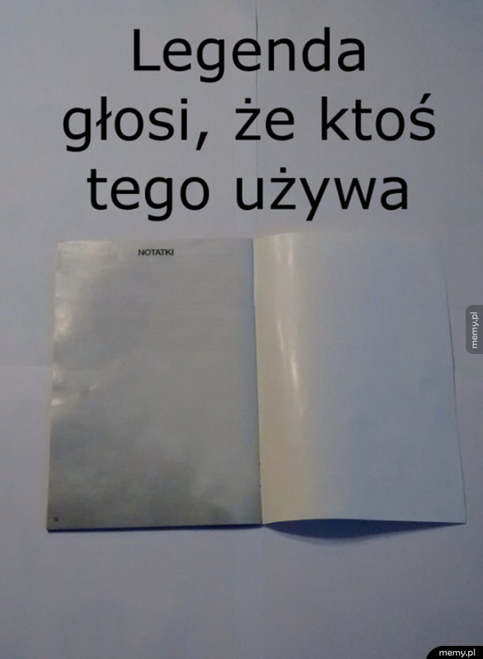 Notatki z tyłu