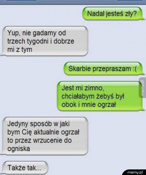 Mała kłótnia w związku